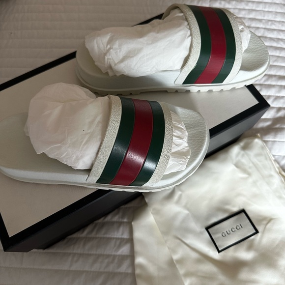 GUCCI web slide sandal - Picture 3 of 5